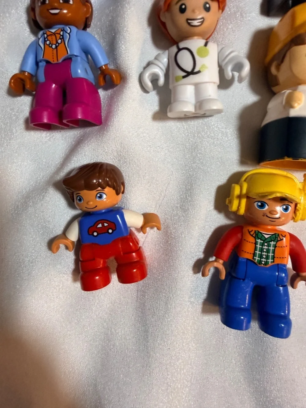 LEGO DUPLO 10 Figure Lot Spider-Man Workers Doctor